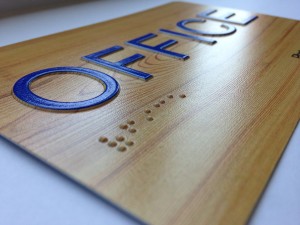 Braille Sign Printing Office - Direct Color Systems