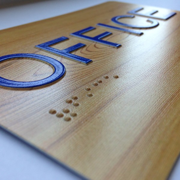 Braille Sign Printing Office - Direct Color Systems