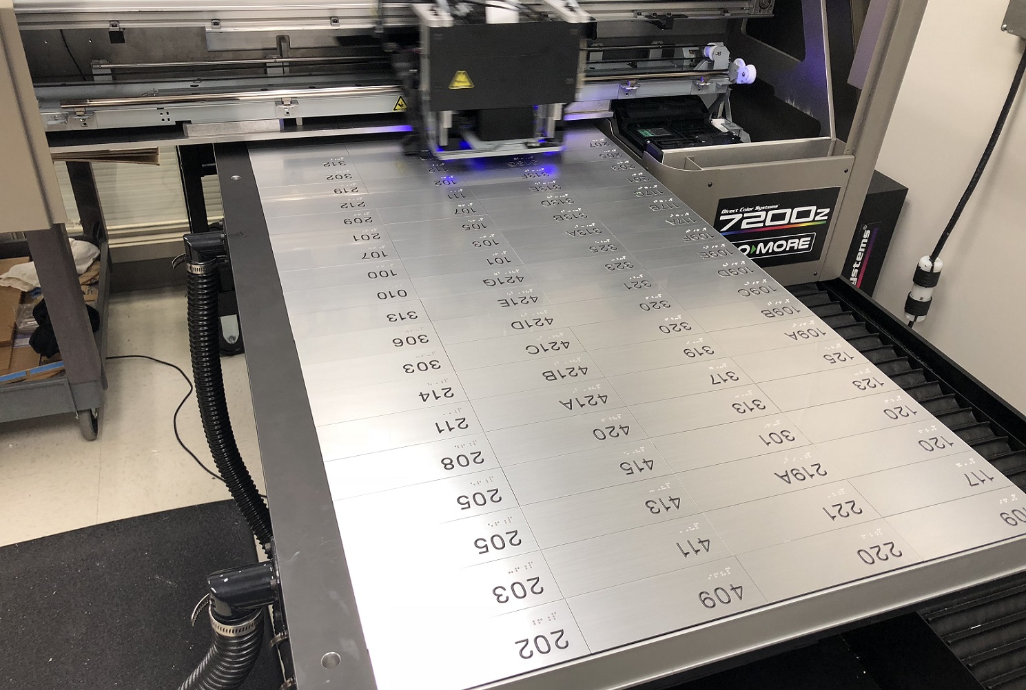 APCO Signs | Braille | 7200z UV Printer